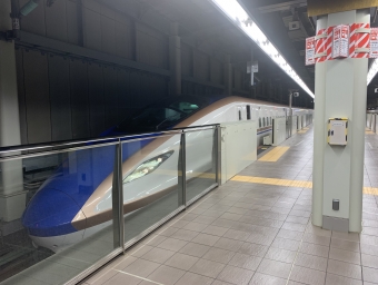 金沢駅から糸魚川駅の乗車記録(乗りつぶし)写真