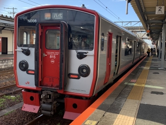 大牟田駅から八代駅の乗車記録(乗りつぶし)写真