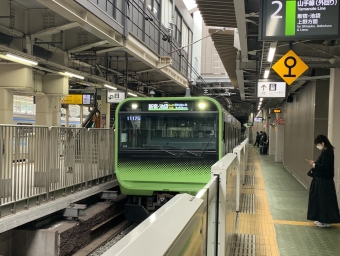 原宿駅から新宿駅:鉄道乗車記録の写真