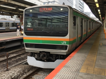 東京駅から横浜駅の乗車記録(乗りつぶし)写真