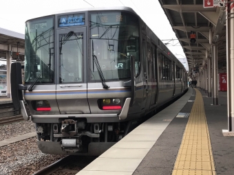 敦賀駅から京都駅の乗車記録(乗りつぶし)写真