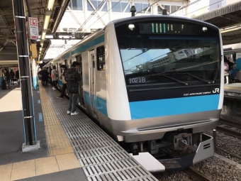 川崎駅から桜木町駅の乗車記録(乗りつぶし)写真