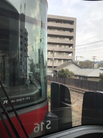 広島駅から下祇園駅の乗車記録(乗りつぶし)写真