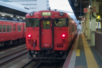 鳥取駅から米子駅の乗車記録(乗りつぶし)写真