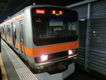 新松戸駅から新木場駅の乗車記録(乗りつぶし)写真