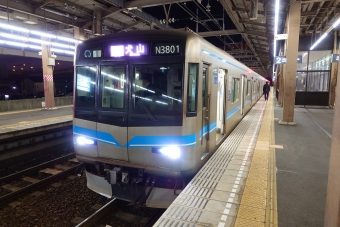 御器所駅から上小田井駅の乗車記録(乗りつぶし)写真