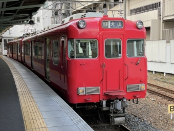 名鉄岐阜駅から犬山遊園駅の乗車記録(乗りつぶし)写真