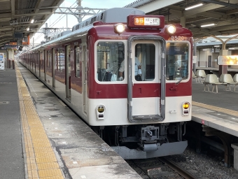 伊勢中川駅から大和八木駅の乗車記録(乗りつぶし)写真