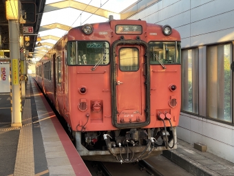 宍道駅から出雲市駅の乗車記録(乗りつぶし)写真