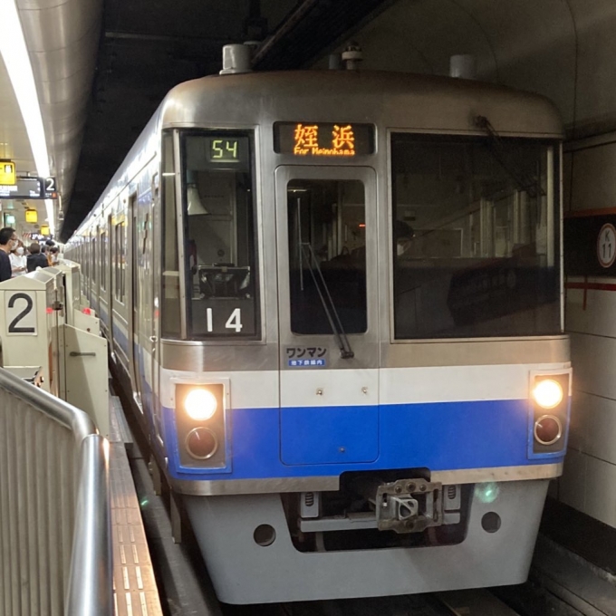 鉄道乗車記録の写真:乗車した列車(外観)(3)        「1500系14編成。博多駅2番のりば。」