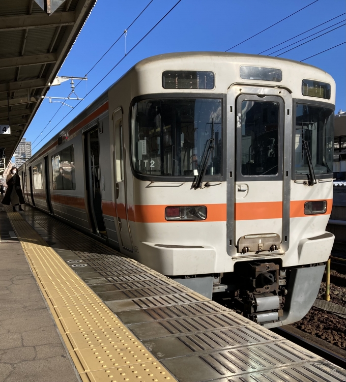鉄道乗車記録の写真:乗車した列車(外観)(3)        「313系静シスT2編成。浜松駅4番線。」