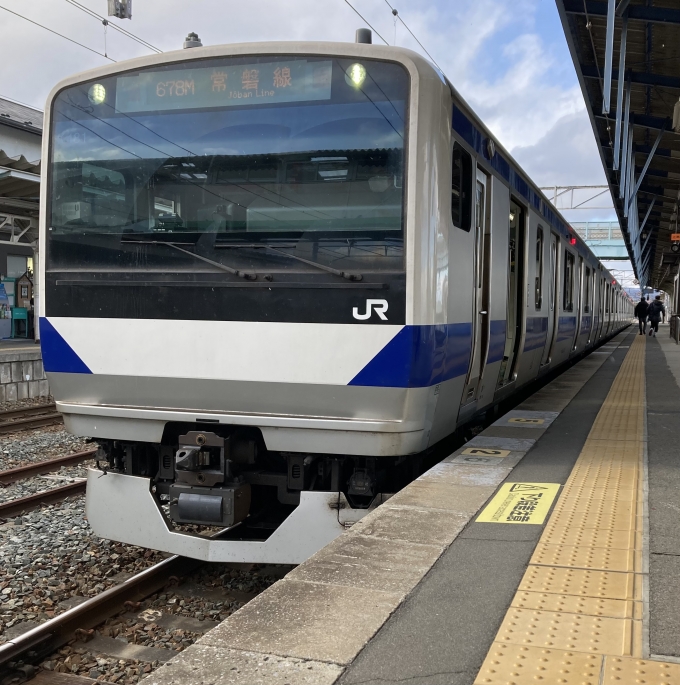 鉄道乗車記録の写真:乗車した列車(外観)(3)        「E531系水カツK481編成。原ノ町駅2番線。」