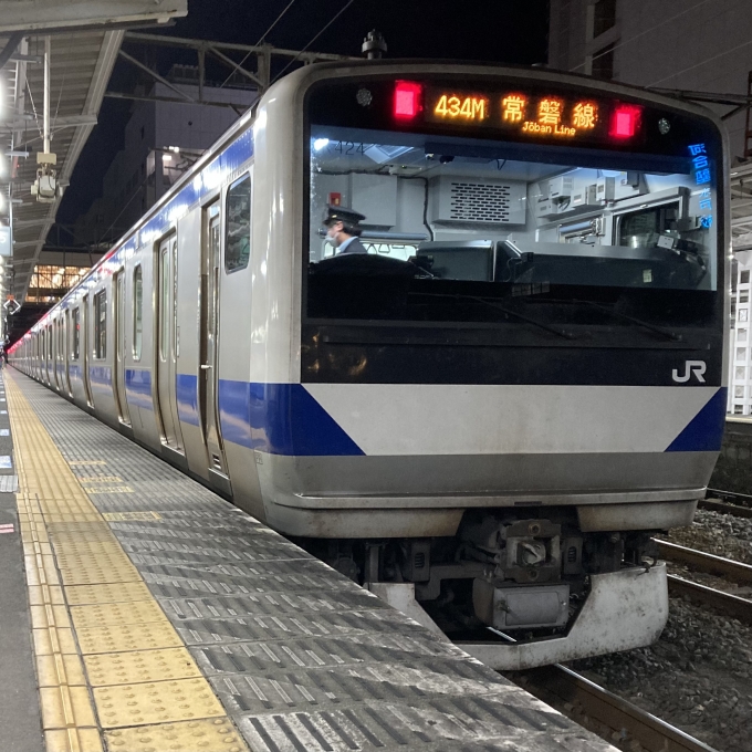 鉄道乗車記録の写真:乗車した列車(外観)(3)        「E531系水カツK424編成。水戸駅5番線。」