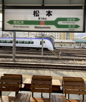 松本駅から下諏訪駅:鉄道乗車記録の写真