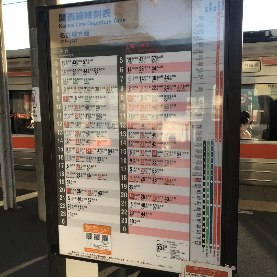 鉄レコ写真 5 駅舎 駅施設 様子 乗車記録 乗りつぶし 四日市駅から名古屋駅 19年12月29日 By Plonkさん レイルラボ Raillab