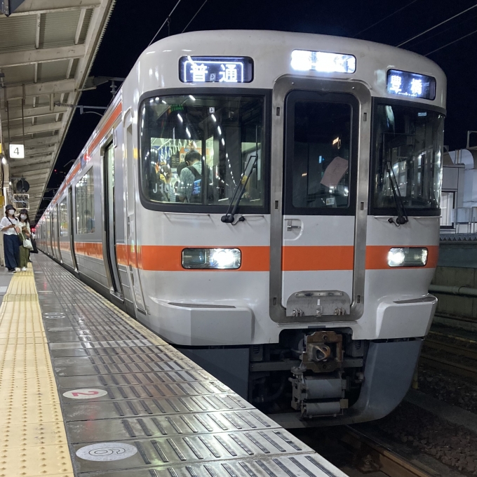 鉄道乗車記録の写真:乗車した列車(外観)(3)        「313系海カキJ10編成。浜松駅4番線。」
