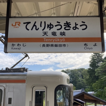 天竜峡駅から飯田駅の乗車記録(乗りつぶし)写真