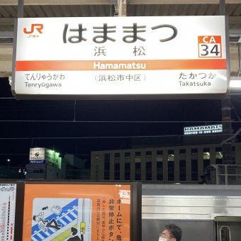浜松駅から豊橋駅の乗車記録(乗りつぶし)写真