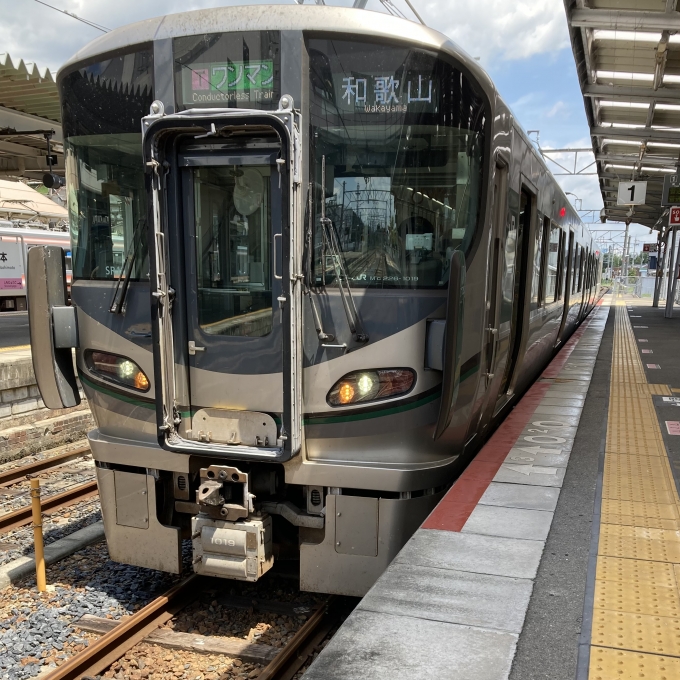 鉄道乗車記録の写真:乗車した列車(外観)(6)        「227系近ヒネSR11編成。橋本駅1番のりば。」