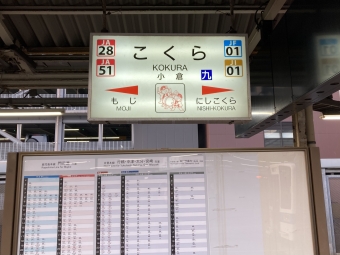 小倉駅から添田駅の乗車記録(乗りつぶし)写真