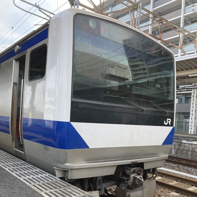 鉄道乗車記録の写真:乗車した列車(外観)(3)        「E531系水カツK410編成＋水カツK460編成。土浦駅2番線。」