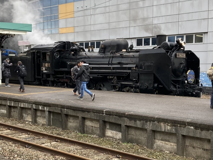 鉄道乗車記録の写真:列車・車両の様子(未乗車)(7)        「SL銀河釜石行。」
