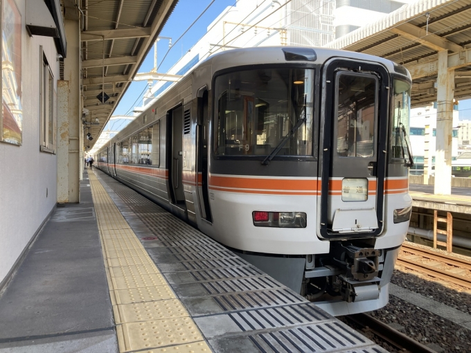 鉄道乗車記録の写真:乗車した列車(外観)(3)        「373系静シスF13編成+F9編成。浜松駅3番線。」