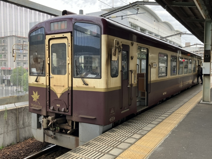 鉄道乗車記録の写真:乗車した列車(外観)(3)        「WKT-502。桐生駅0番線。」