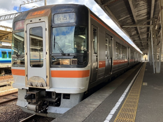 鉄道乗車記録の写真:乗車した列車(外観)(3)        「キハ75系海ナコ202編成。鳥羽駅1番線。」