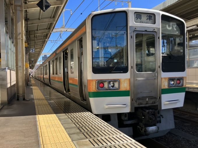 鉄道乗車記録の写真:乗車した列車(外観)(3)        「313系静シスN2編成+211系静シスSS3編成。浜松駅2番線。」