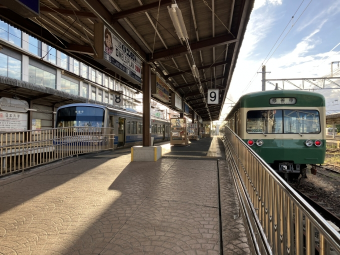鉄道乗車記録の写真:乗車した列車(外観)(6)        「伊豆箱根鉄道7000系7501F編成。三島駅8番線。」