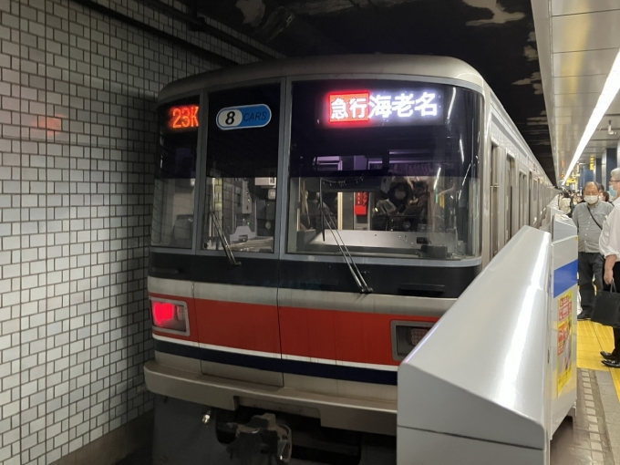 鉄道乗車記録の写真:乗車した列車(外観)(3)        「東急3000系3109F編成。神保町駅3番線？」