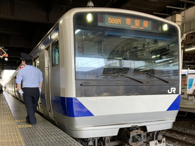 鉄道乗車記録の写真:乗車した列車(外観)(3)        「E531系水カツK479編成。水戸駅6番線。」