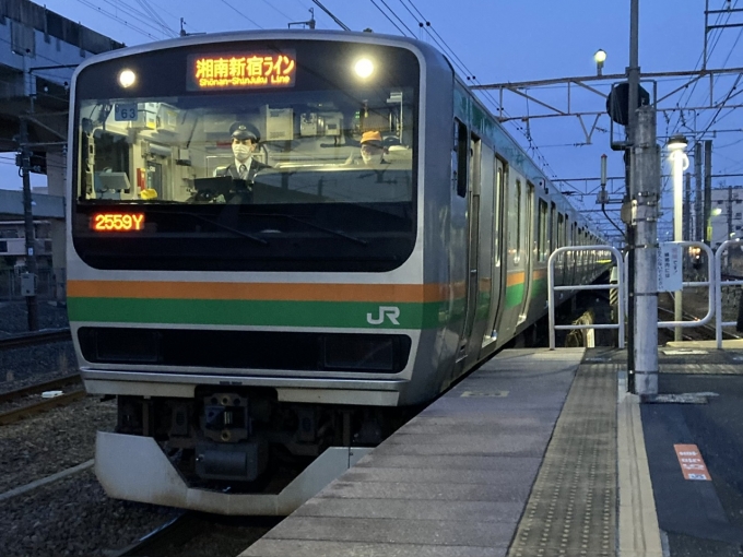 鉄道乗車記録の写真:乗車した列車(外観)(4)        「E231系宮ヤマU63編成。小金井駅で増結。」