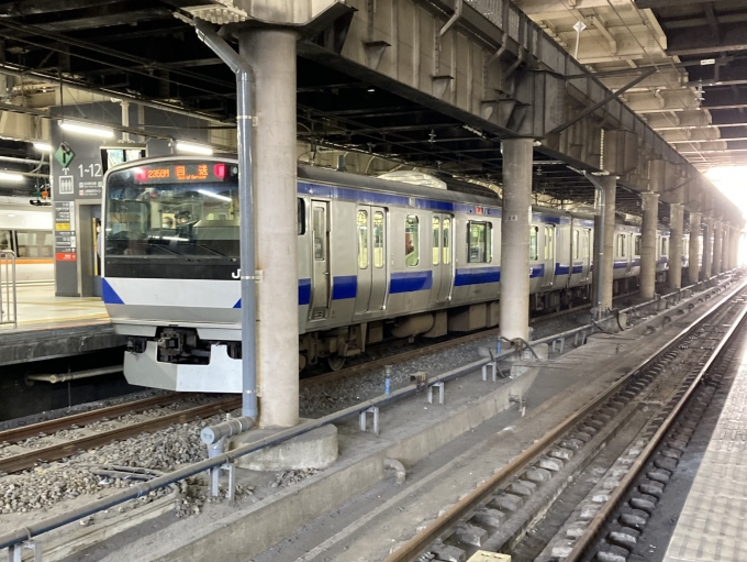 鉄道乗車記録の写真:乗車した列車(外観)(5)        「E531系水カツK413編成。上野駅15番線。」