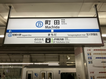 町田駅 写真:駅名看板