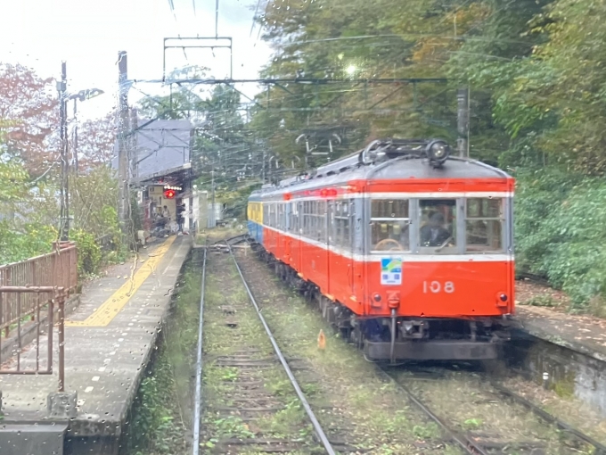 鉄道乗車記録の写真:列車・車両の様子(未乗車)(6)        「箱根登山鉄道モハ1形3両。」