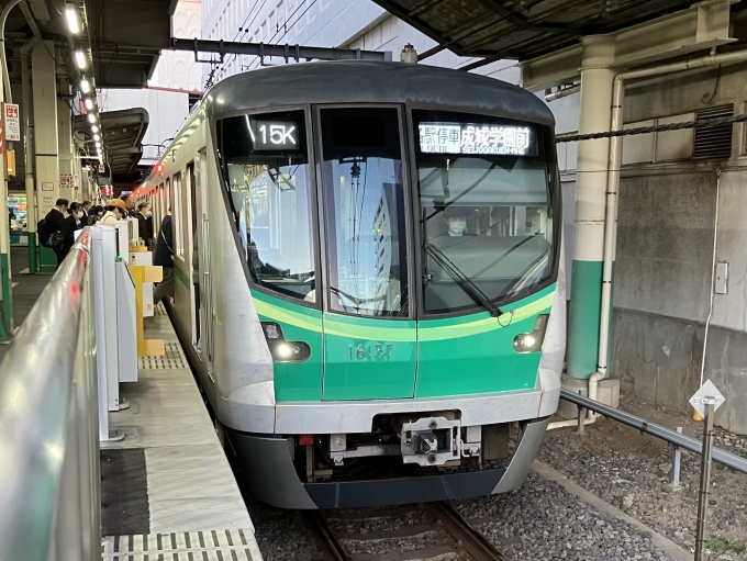 鉄道乗車記録の写真:乗車した列車(外観)(3)        「東京メトロ16000系16137F編成。柏駅1番線。」