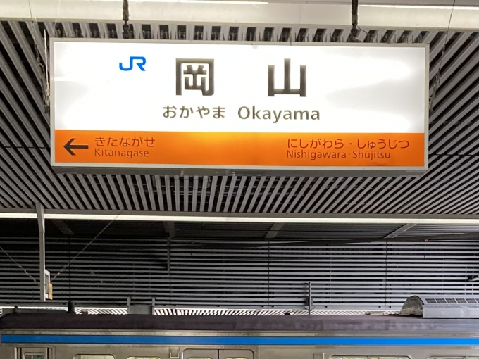 鉄道乗車記録の写真:駅名看板(1)        