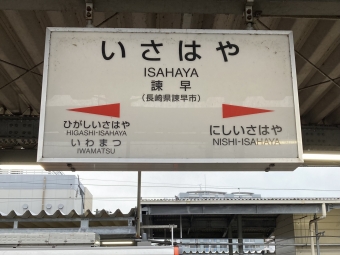 諫早駅から鳥栖駅の乗車記録(乗りつぶし)写真