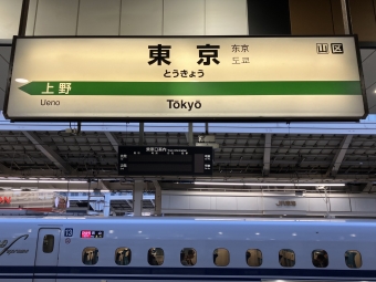 東京駅から新庄駅の乗車記録(乗りつぶし)写真
