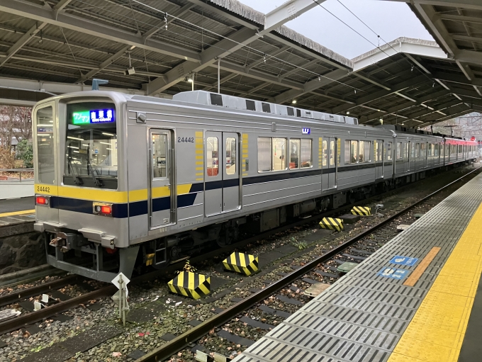 鉄道乗車記録の写真:乗車した列車(外観)(3)        「東武20000系21442F編成。東武日光駅2番線。」
