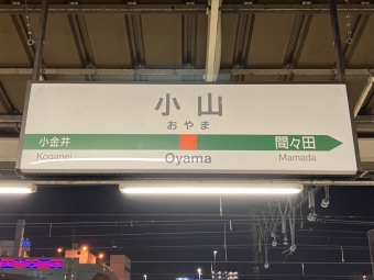小山駅から横浜駅:鉄道乗車記録の写真