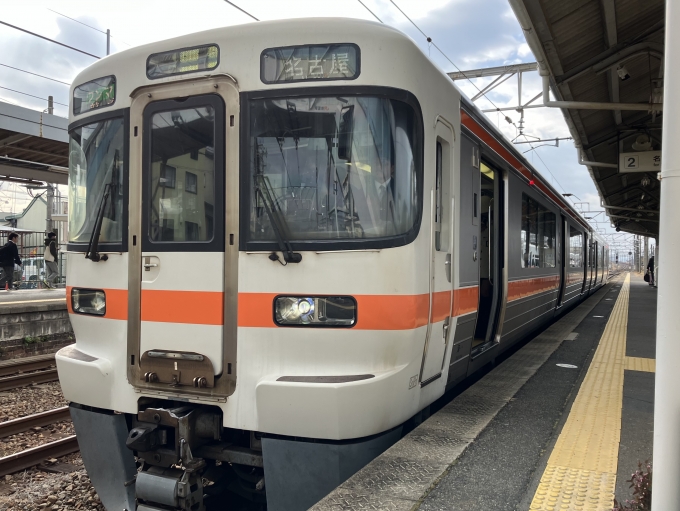 鉄道乗車記録の写真:乗車した列車(外観)(3)        「313系海シンB504編成。弥富駅2番線。」