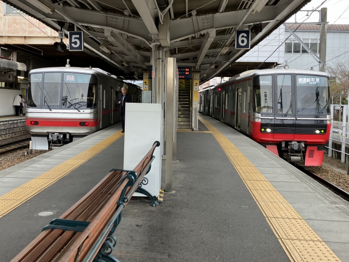 鉄道乗車記録の写真:乗車した列車(外観)(7)        「名鉄3300系3310F編成。犬山駅6番線。」