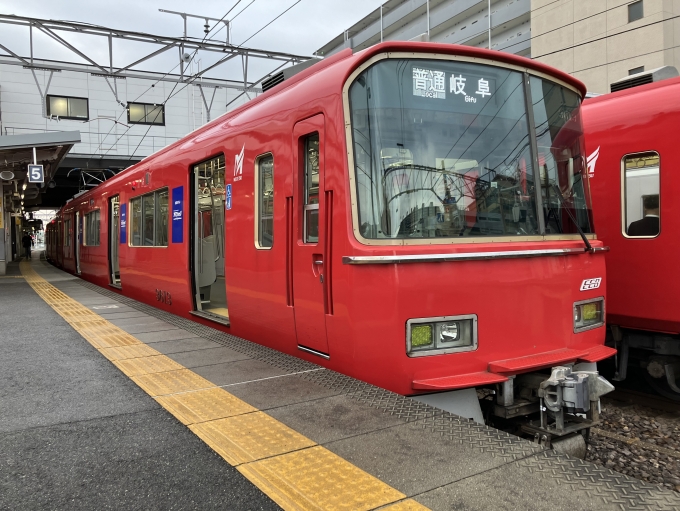 鉄道乗車記録の写真:乗車した列車(外観)(3)        「名鉄3500系3513F編成。犬山駅5番線。」