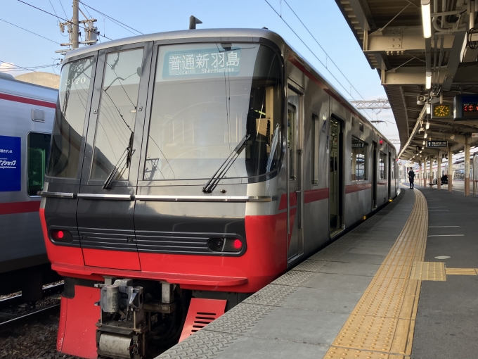 鉄道乗車記録の写真:乗車した列車(外観)(3)        「名鉄3300系3170F編成。笠松駅1番線。」