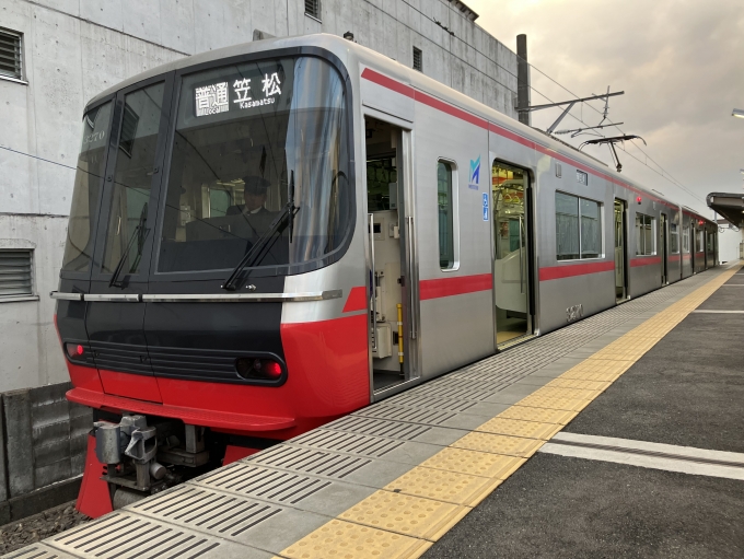 鉄道乗車記録の写真:乗車した列車(外観)(3)        「名鉄3300系3170F編成。新羽島駅発着線。」