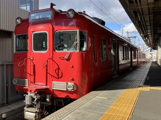 鉄道乗車記録の写真:乗車した列車(外観)(3)        「名鉄6000系6039編成。知立駅2番線。」
