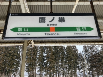 鷹ノ巣駅から大鰐温泉駅の乗車記録(乗りつぶし)写真